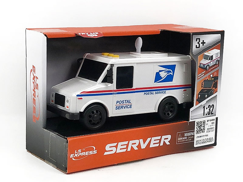 1:32 Friction Car Set W/L_S toys