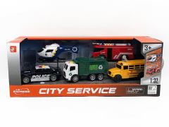 1:32 Friction Car W/L_S(5in1) toys