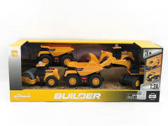 1:32 Friction Construction Truck W/L_S(5in1) toys