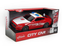 1:18 Friction Fire Engine W/L_S toys