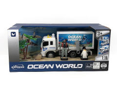 1:16 Friction Truck Set W/L_S toys