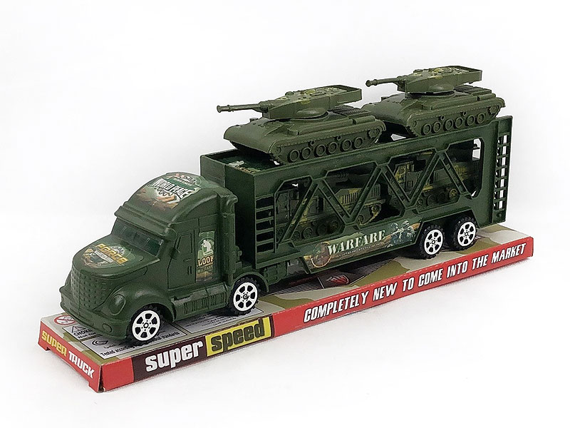 Friction Double Deck Trailer toys