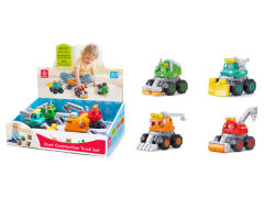 Friction Stunt Construction Truck(4in1) toys