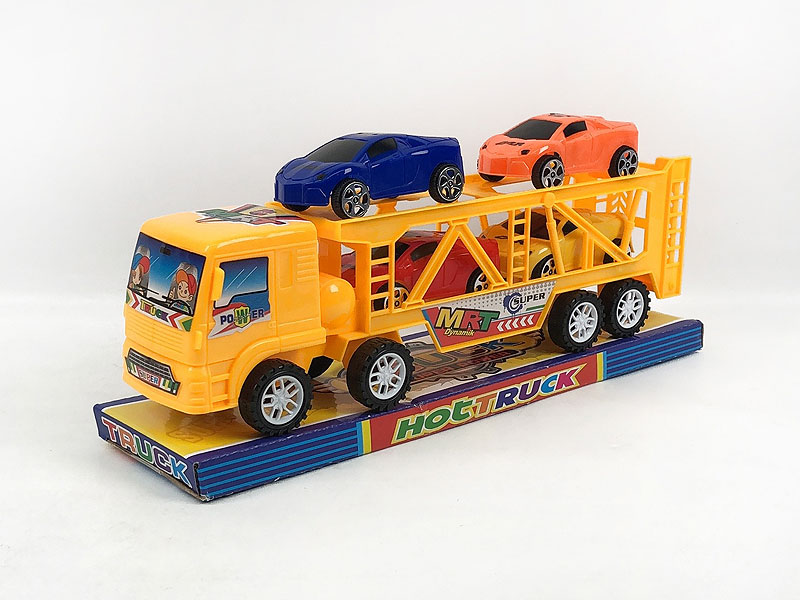 Friction Double Deck Trailer toys