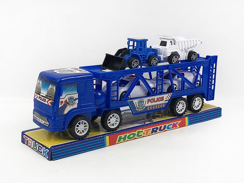 Friction Double Deck Trailer(2C) toys