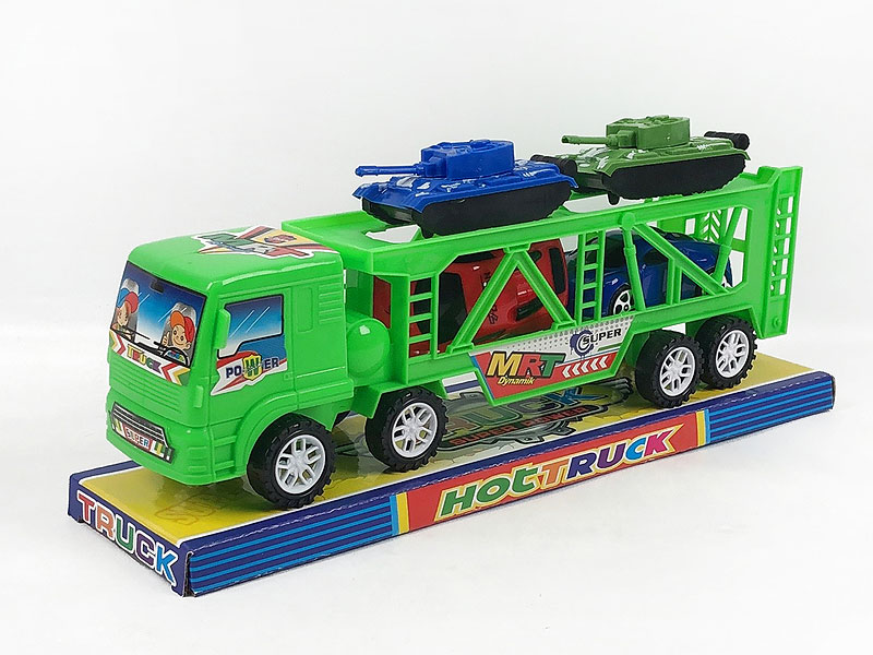 Friction Double Deck Trailer toys