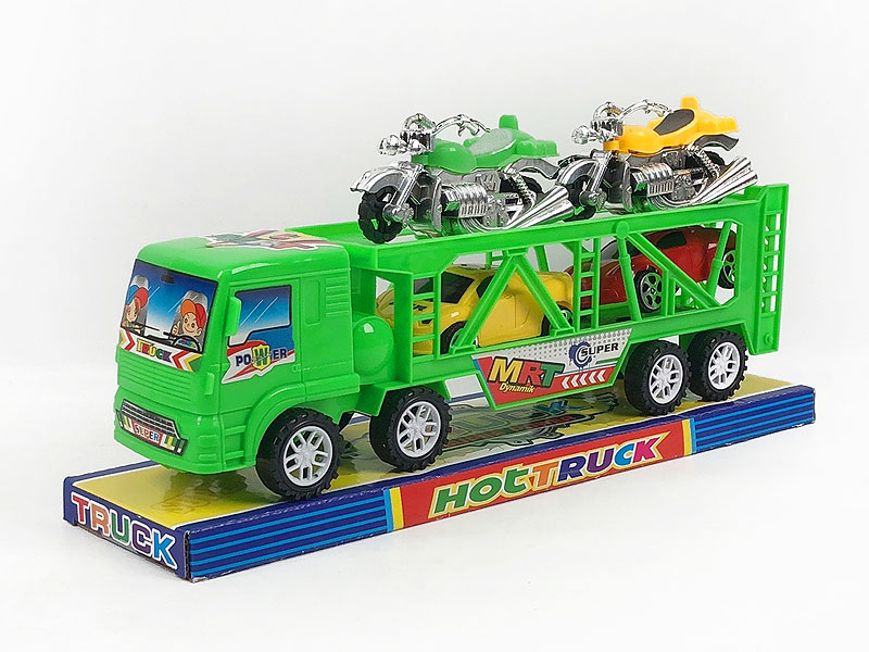 Friction Double Deck Trailer toys