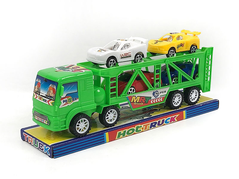 Friction Double Deck Trailer toys