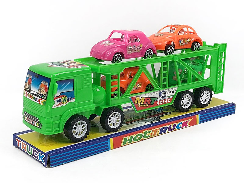 Friction Double Deck Trailer toys