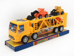 Friction Double Deck Trailer toys