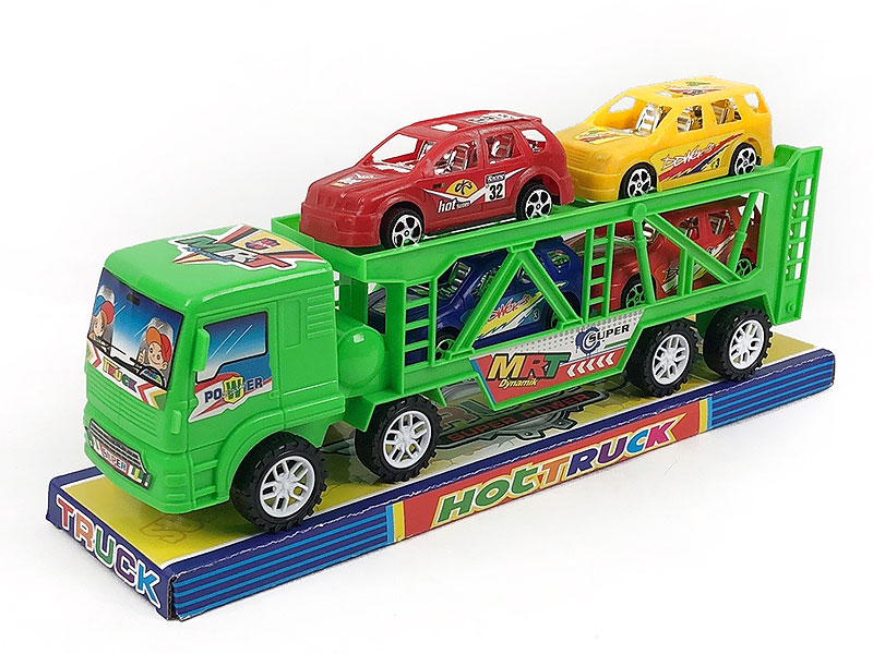 Friction Double Deck Trailer toys