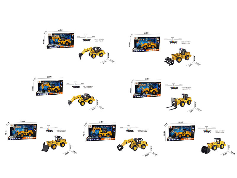 Friction Construction Truck W/L_S(7S) toys