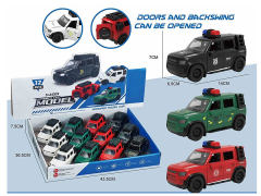 Friction Police Car(12in1) toys