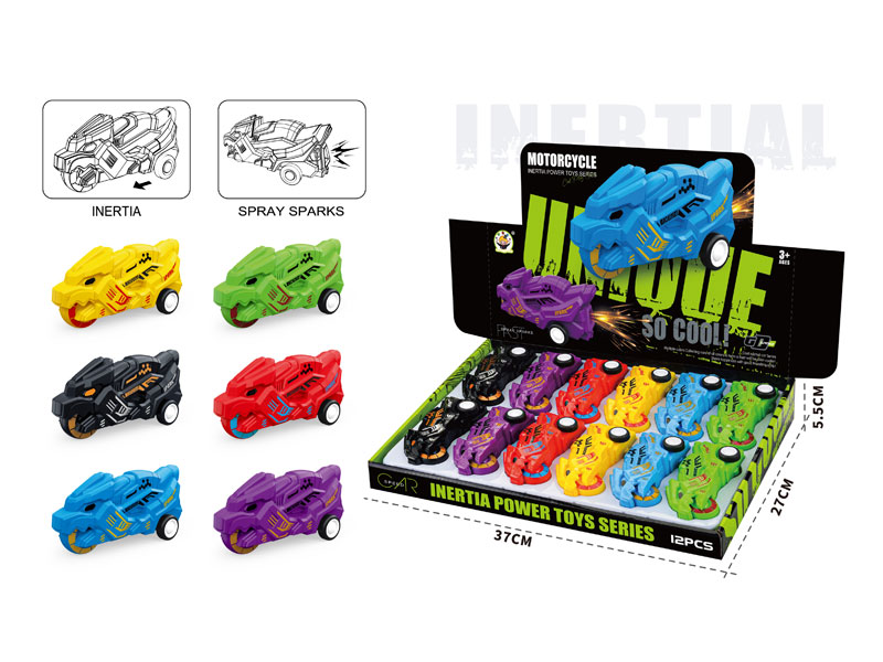 Friction Stunt Chariot(12in1) toys