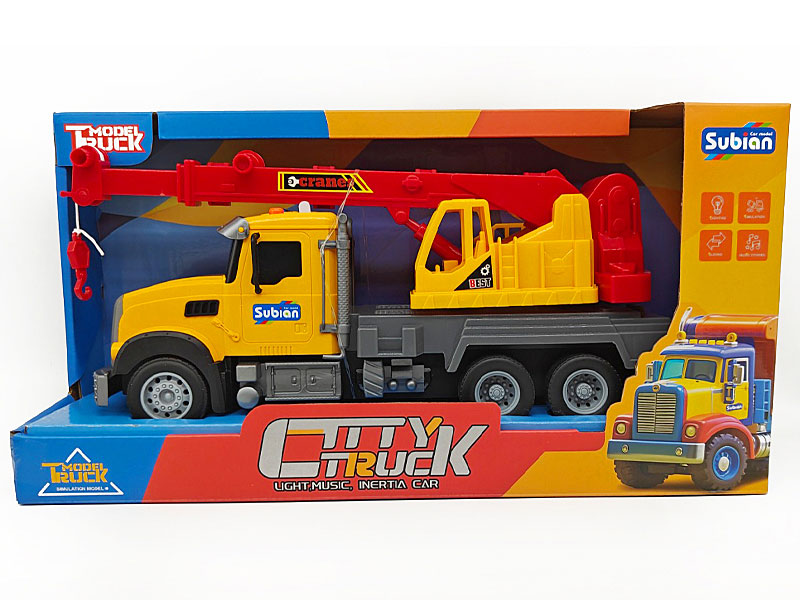 1:14 Friction Construction Truck W/L_M toys