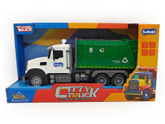 1:14 Friction Sanitation Truck W/L_M toys
