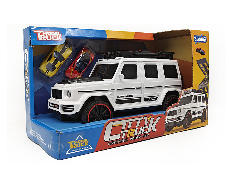 Friction Orbit Press Car W/L_M toys