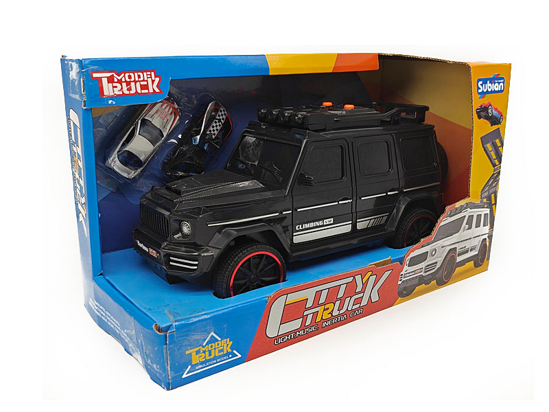 Friction Orbit Press Car W/L_M toys