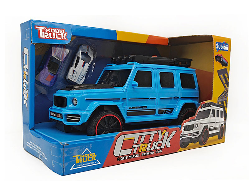 Friction Orbit Press Car W/L_M toys