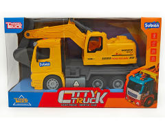1:14 Friction Construction Truck & W/L_M toys