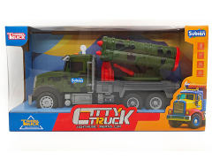 1:14美式惯性炮弹车带灯光/音乐(包电)