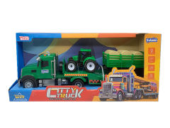 1:14美式惯性农夫稻草运输车带灯光/音乐(包电)