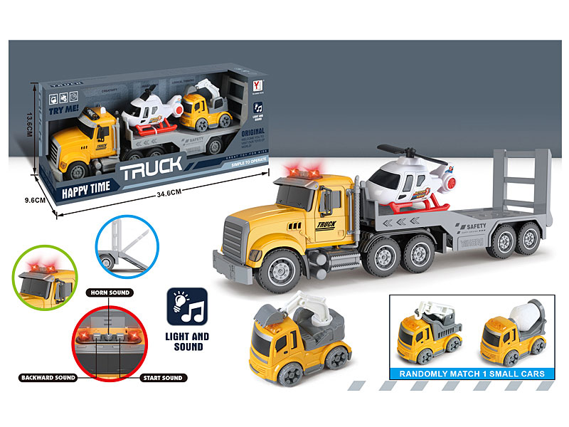 Friction Tow Truck W/L_S toys