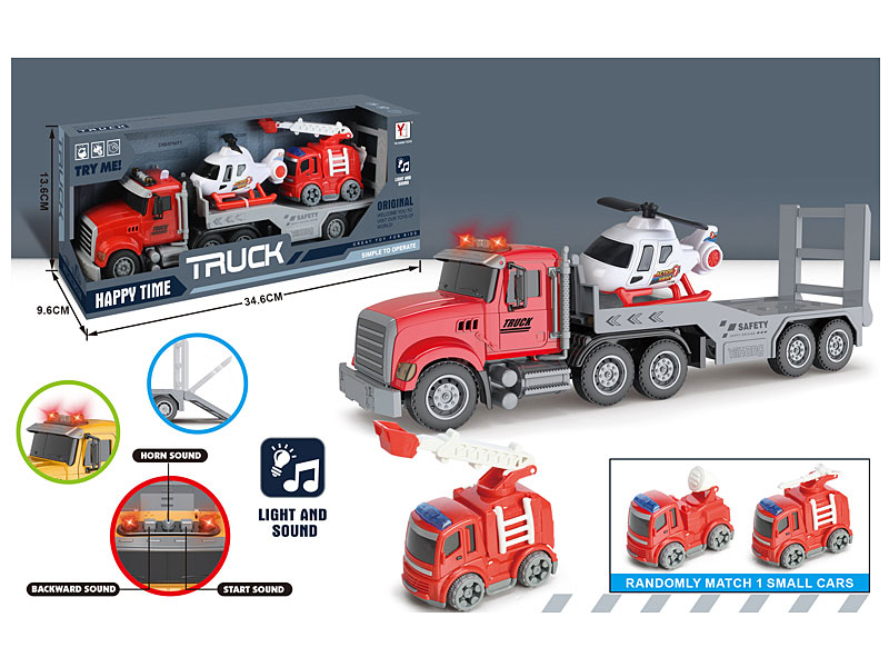 Friction Tow Truck W/L_S toys