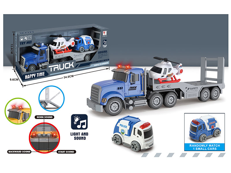 Friction Tow Truck W/L_S toys