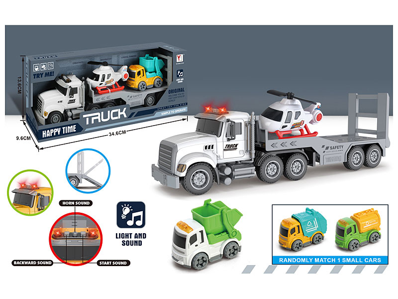Friction Tow Truck W/L_S toys