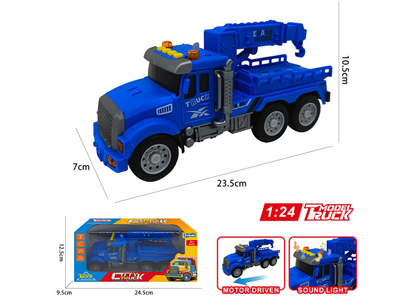 1:24 Friction Rescue Crane W/L_M toys