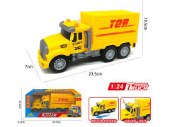 1:24美式惯性国际快递车带灯光/音乐