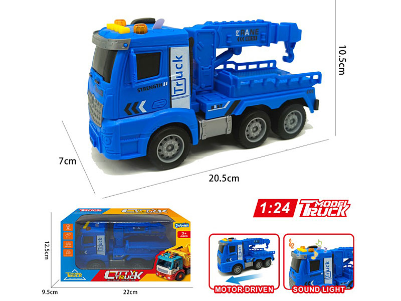 1:24 Friction Rescue Crane W/L_M toys