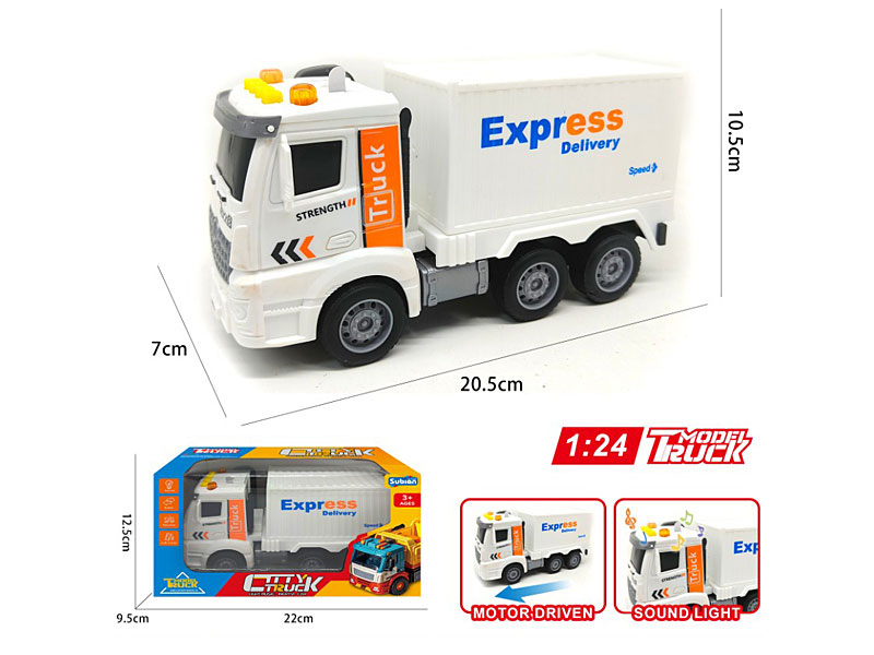 1:24 Friction Express Car W/L_M toys