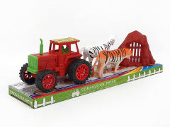 Friction Farmer Tractor Set toys