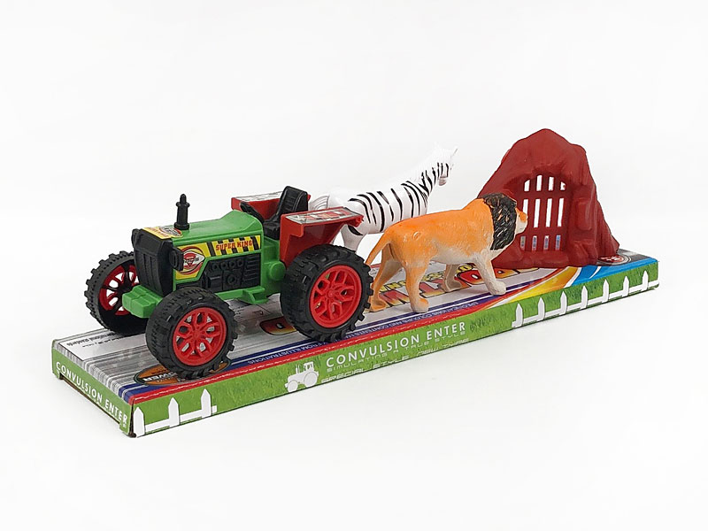 Friction Farmer Tractor Set toys
