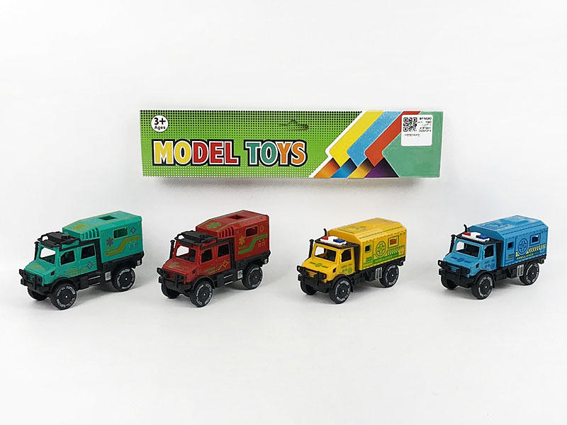 Friction Ambulance(4in1) toys