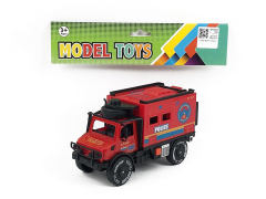 Friction Police Car W/L_S(2C) toys