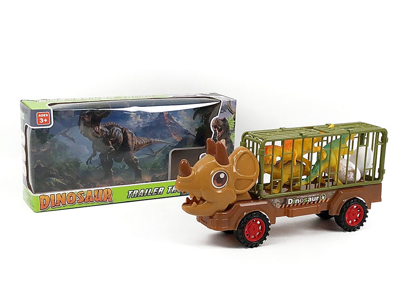 Friction Truck Tow Dinosaur toys