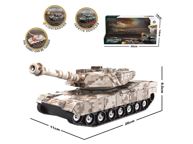 Friction Armorde Car W/L_S toys