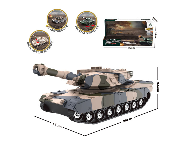 Friction Armorde Car W/L_S toys