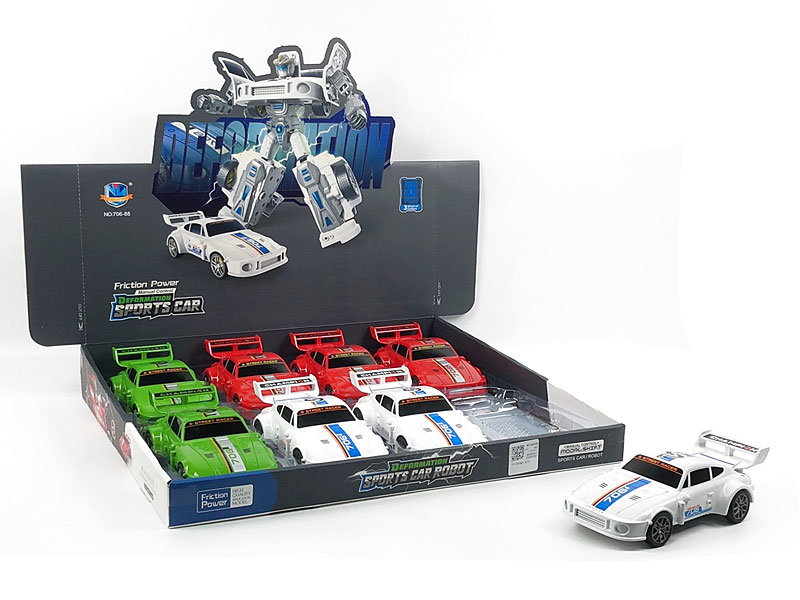 Frction Transforms Car(8in1) toys
