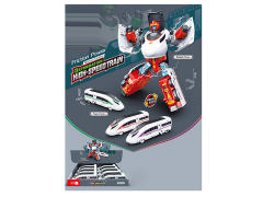 惯性动力手动变形高铁列车（8只庄）