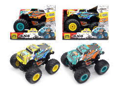 惯性大脚怪特技车带灯光/音乐（2色）