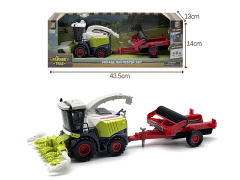 1:32惯性收割拖拉机带灯光声音（包电）