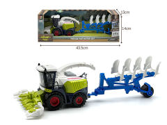 1:32惯性犁田收割机带灯光声音（包电）