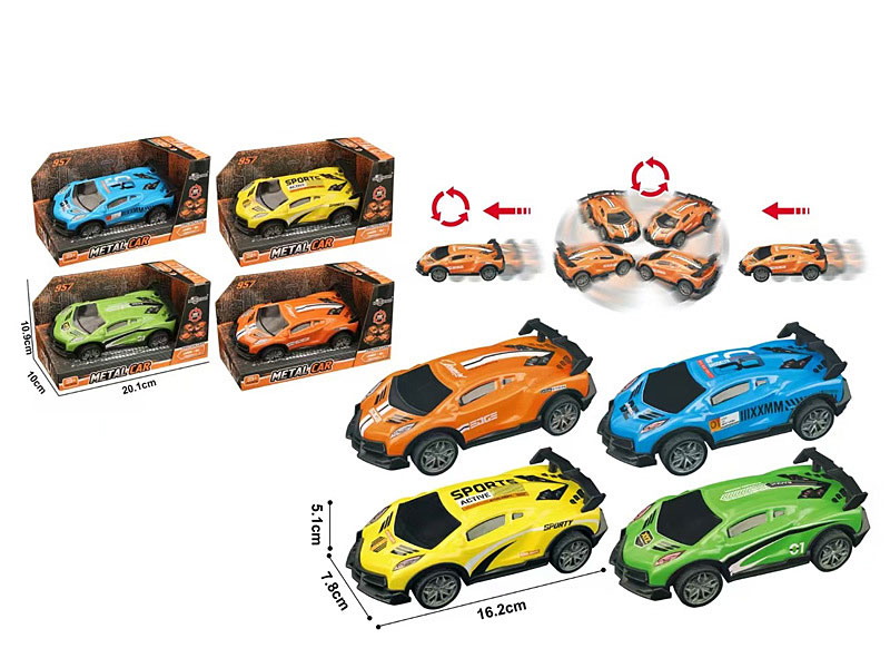 Die Cast Car Friction(4S) toys