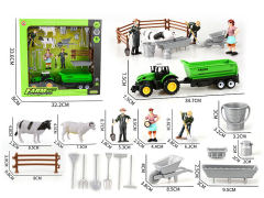 Friction Farmer Truck Set toys