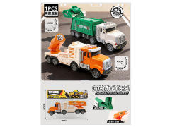 Friction Sanitation Truck(2S) toys