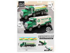 Friction Sanitation Truck(2C) toys